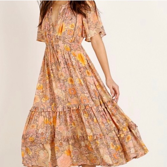 spell amethyst garden party dress